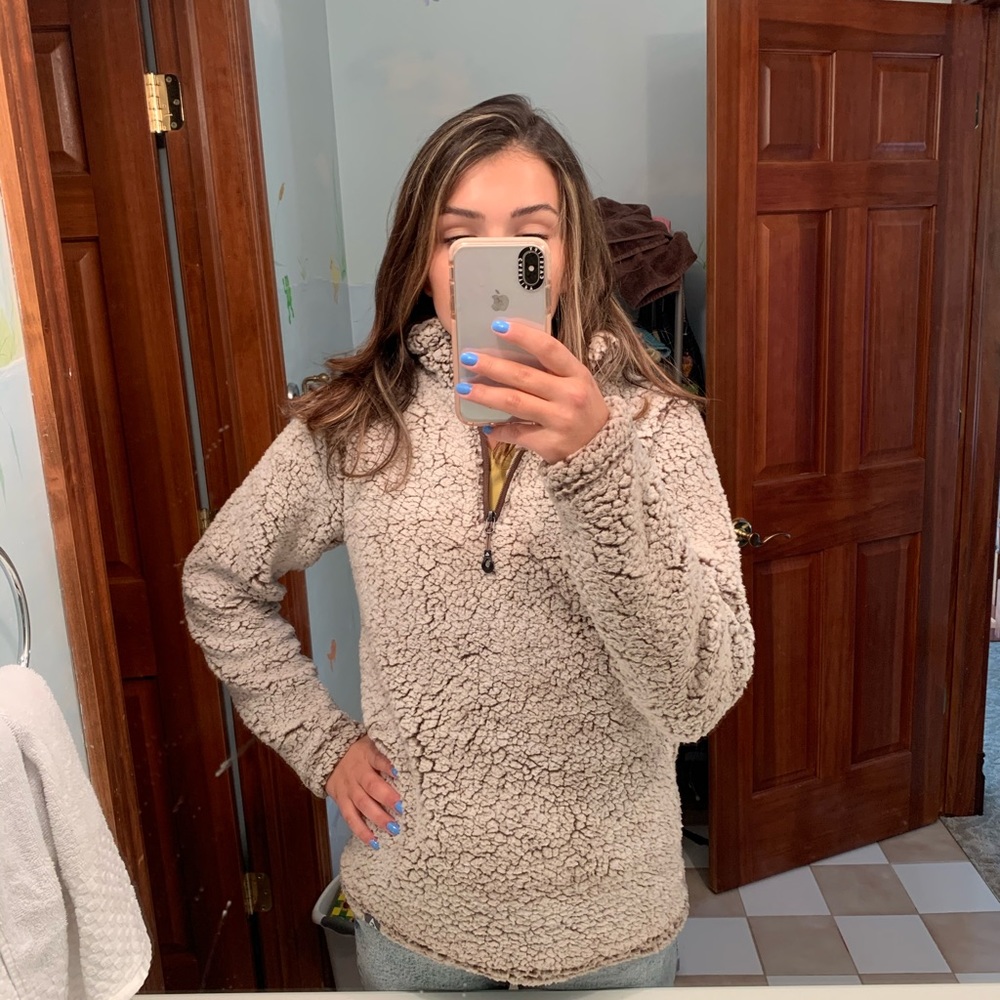 PLUSH FLEECE QUARTER ZIP